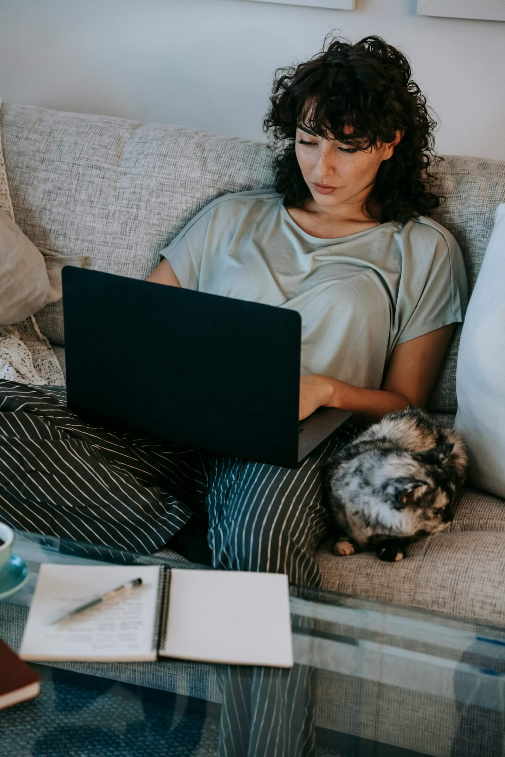 Business owner reviewing financial documents for effective financial management.