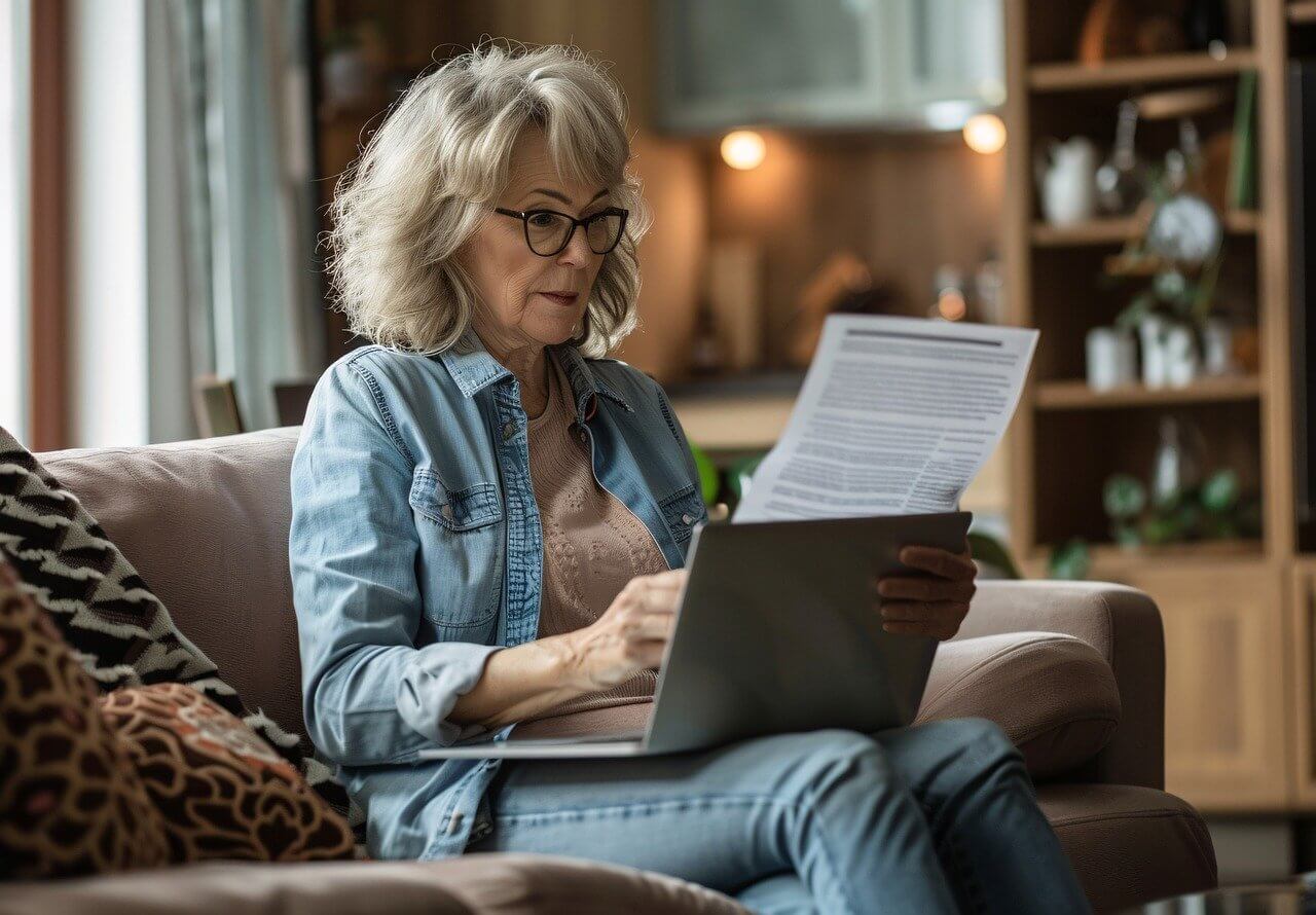 New business owner reviewing essential legal steps to start a business, ensuring compliance and protection of intellectual property