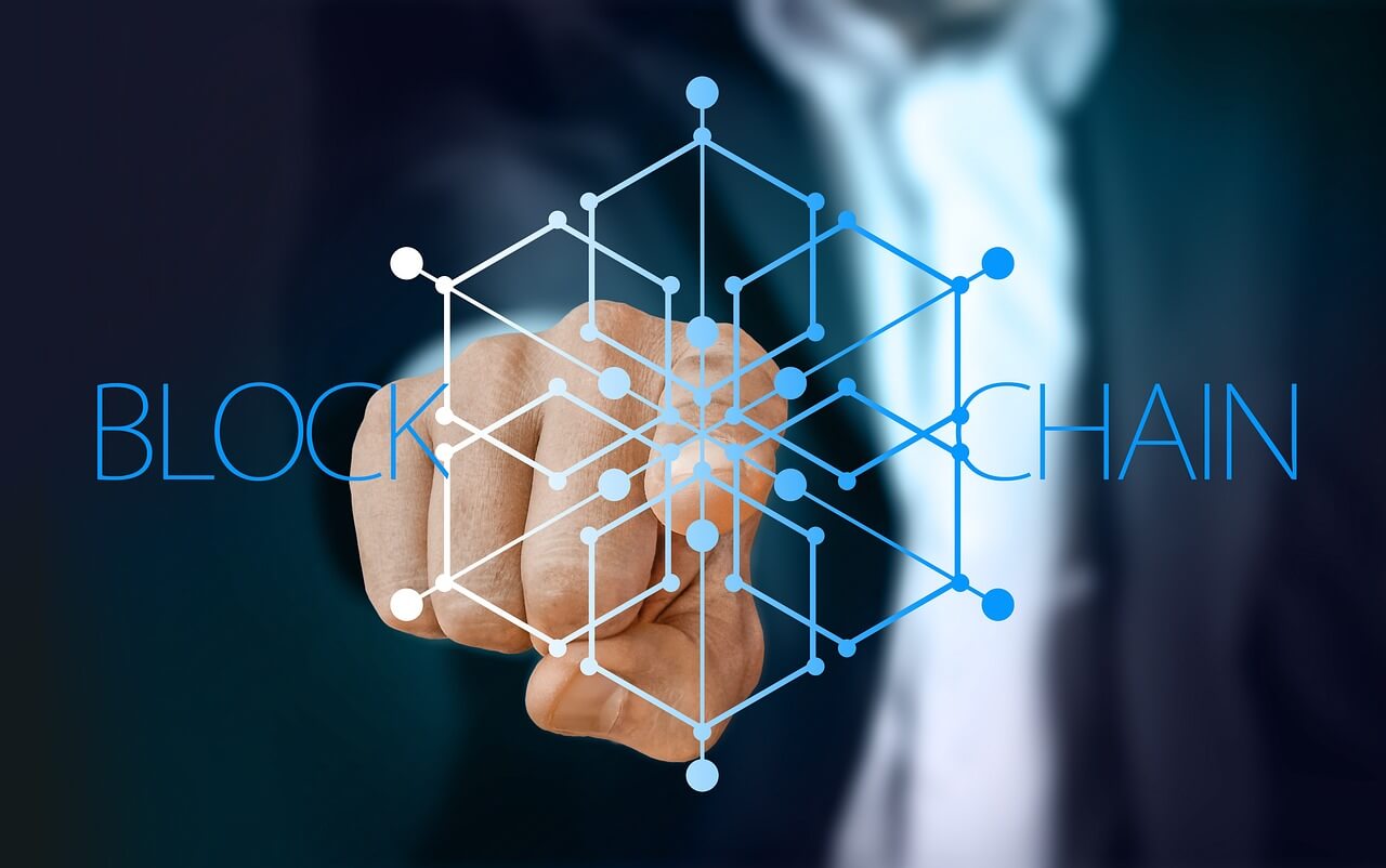 Blockchain technology connecting global businesses with secure data transactions and decentralized networks