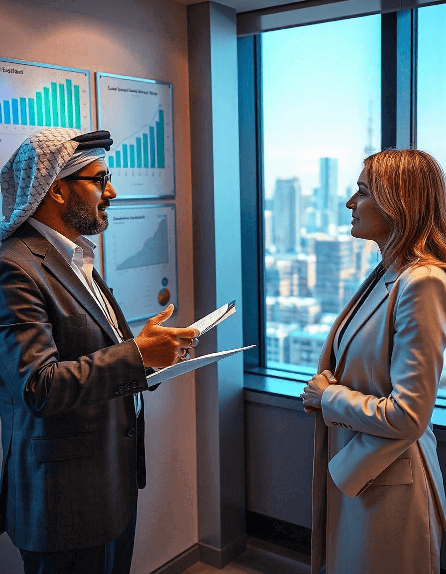 Person reviewing a sustainable investment portfolio with a financial advisor, highlighting how to align your investments with values.